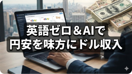 【2026年入門】アメリカ個人輸出の始め方！英語力ゼロでもAIで「円安」を味方につける全手順